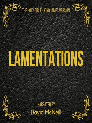 cover image of The Holy Bible--Lamentations